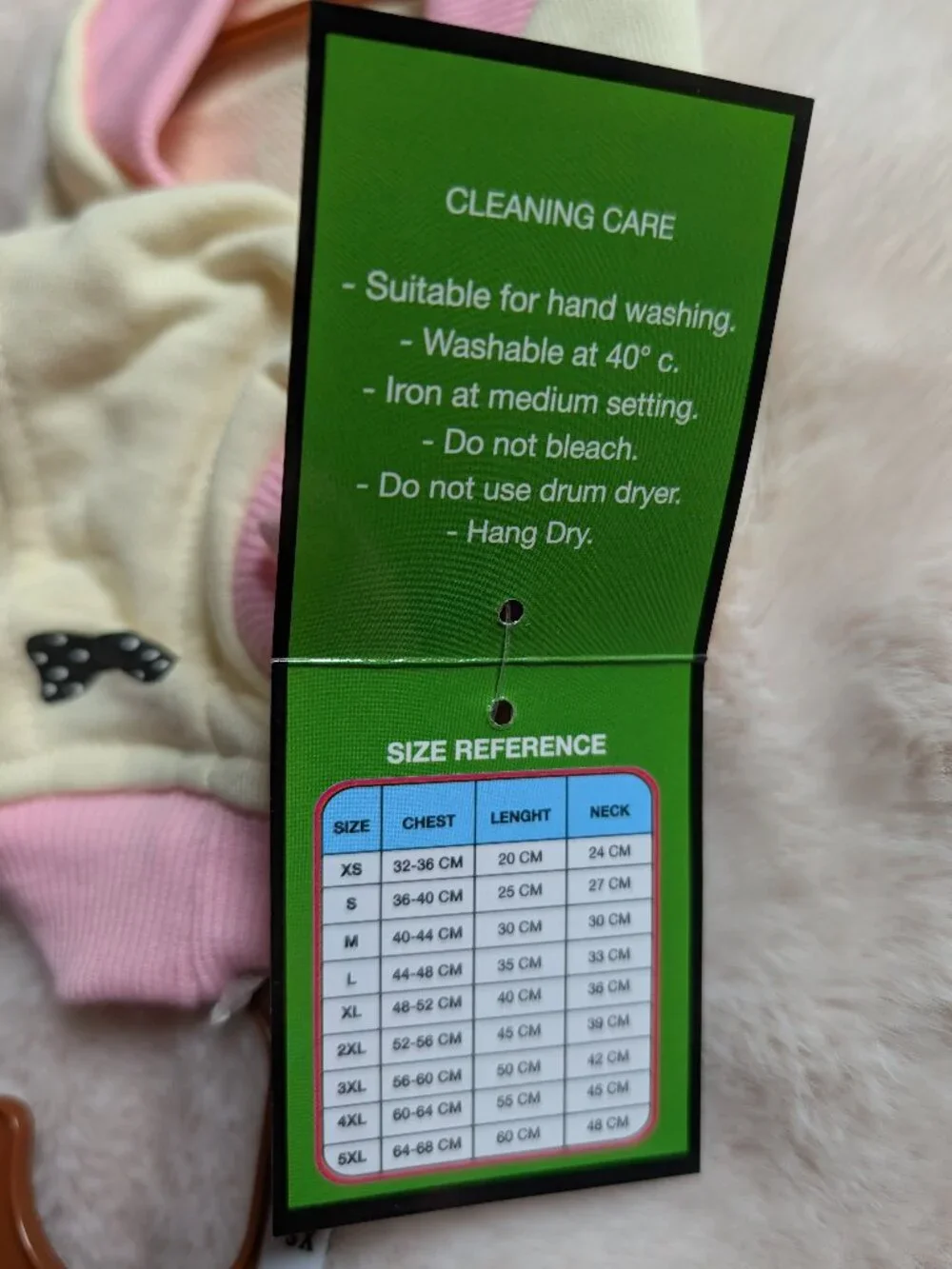 Pet apparel